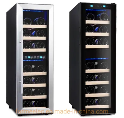 Vino Cabinet Compressor Wine Fridge Single Zone Temperature 120L 52 Bottles Wine Cooler