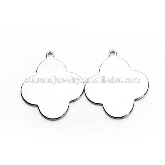 Stainless steel metal stamped tags Jewelry stamping blanks