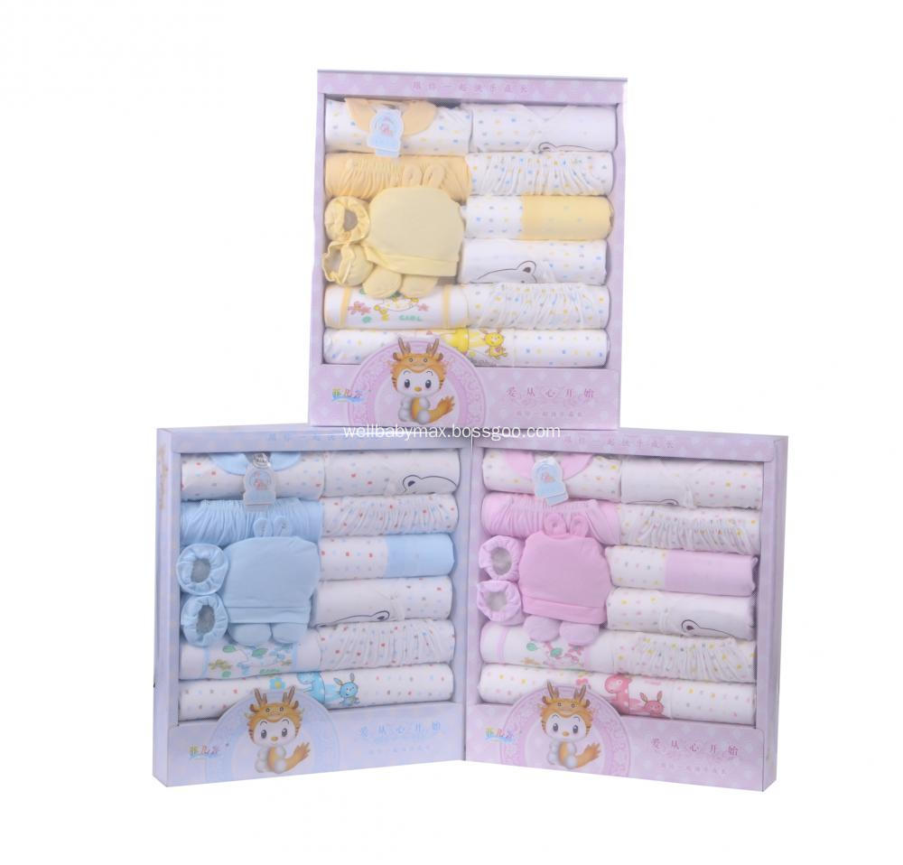 13 Pcs Newborn Baby Luxury Clothes Gift Sets(100% Cotton)