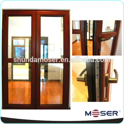 Solid timber wood double door pictures