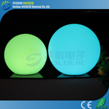 Color changing floating waterproof led light ball with IP65 water proof GKB-025RT