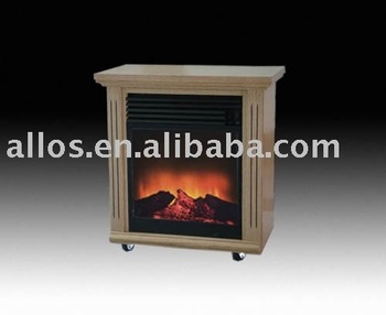 free-standing electric fireplace