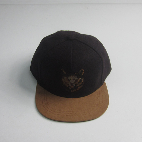 Polyester Felt Embroidery Snapback Cap