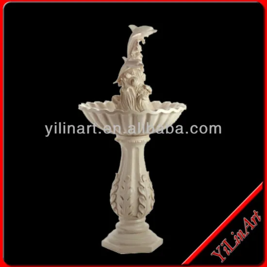 Garden Ornament Stone Fish Fountain YL-P265