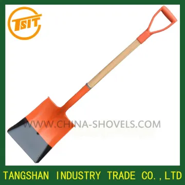 square head spade garden shovel