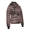 Ladies' winter coat wtih belt and hood