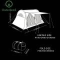 Outdoor Waterproof Silvering Family Camping Inflatable Tent