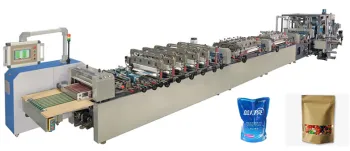 Stand Up Zipper Four Side Sealing Making Machine