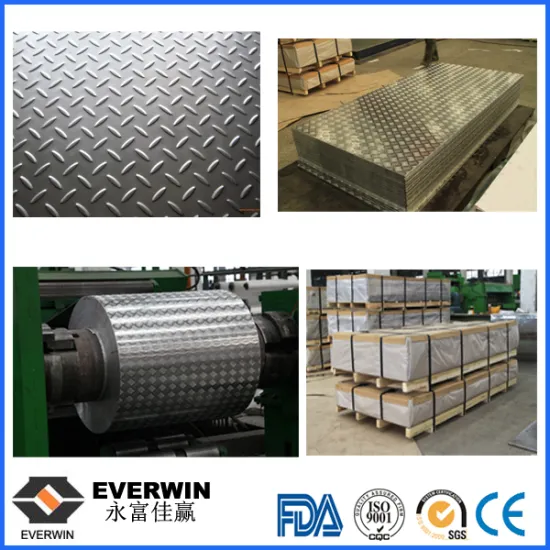 Aluminum Checkered Plate with Paper Interleaved