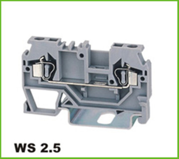 6mm2 Din-Rail Spring Terminal Block الجديد