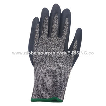 Dyne cut Palm Fit Gloves, Nitrile Foam-coated, EN388:4544