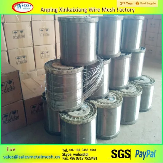 Anping Xinkaixiang brand Top quality stainless steel piano wire,0.13mm stainless steel wire,stainless steel wire