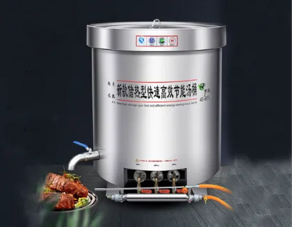 Factory Direct Large Industrial Porridge, Broth, and Soup Cooking Pot
