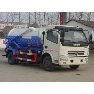 Dongfeng Duolika 5000Litres camión de succión de aguas residuales