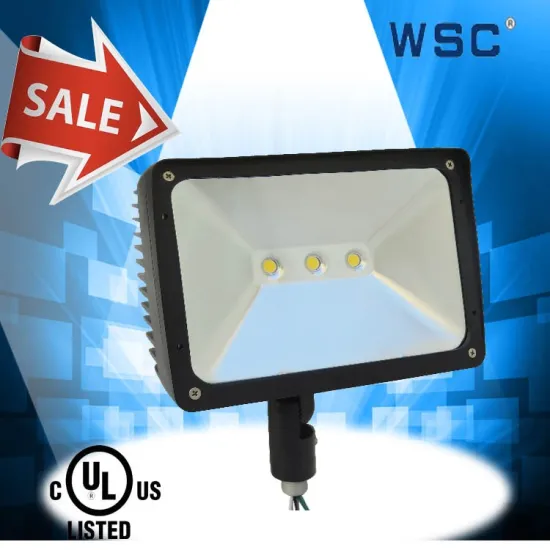 Wide voltage UL E478647 IP65 Outdoor 50W Knuckle LED Flood Light