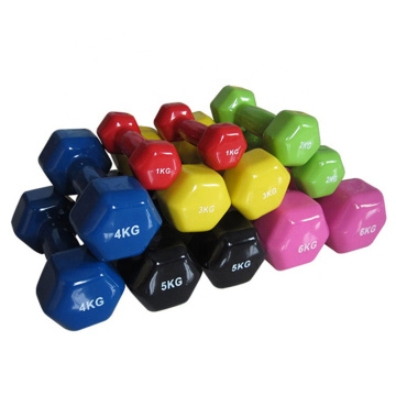 Cheap Colorful Weight Lifting Cast Iron Vinyl Dumbbells