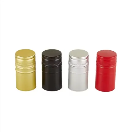 top logo printing metal screw aluminum lids