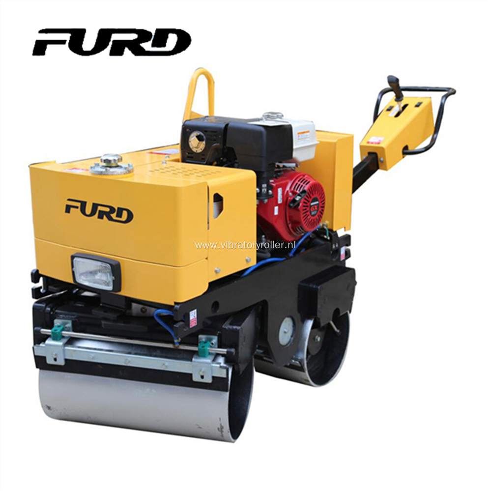 Walk Behind Tandem Drum Roller Asphalt Compactor