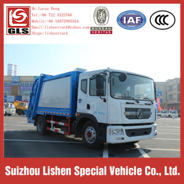 Garbage Compactor Truck Dongfeng 10 cbm Garbage Truck