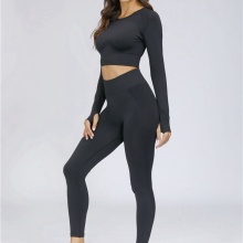 Bezszwowe legginsy Activewear Zestawy do jogi