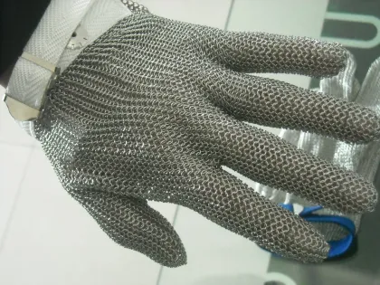 S M L size Stainless steel working gloves