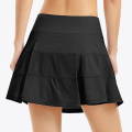 Falda de golf de tenis de bolsillo para mujeres de cintura alta