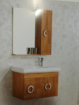 Semi-circle hanger bathroom cabinet