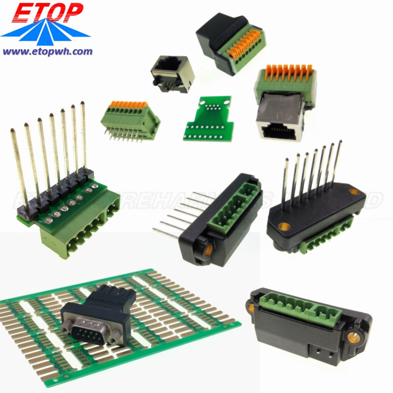 Custom Molded RJ45 Terminal Block Adapter Custom Molded RJ45 Terminal Block Adapter