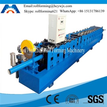 cnc roll forming machine steel gutter/ round downpipe making machine