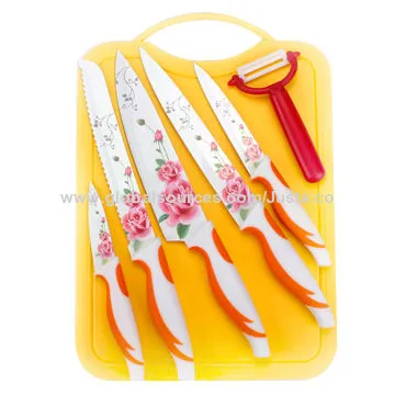 6 Pieces of Double Blister Knife Set, OEM Orders Welcomed