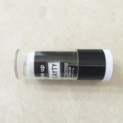 Round makeup concealer foundation lipstick tube