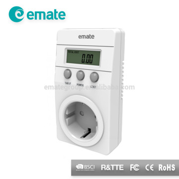 Cost Control Energy Saving Power Meter Socket in German Type - L