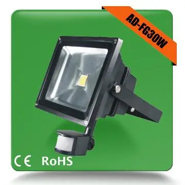 PIR Sensor LED Flood Light for car parking lighting with CE ROHS