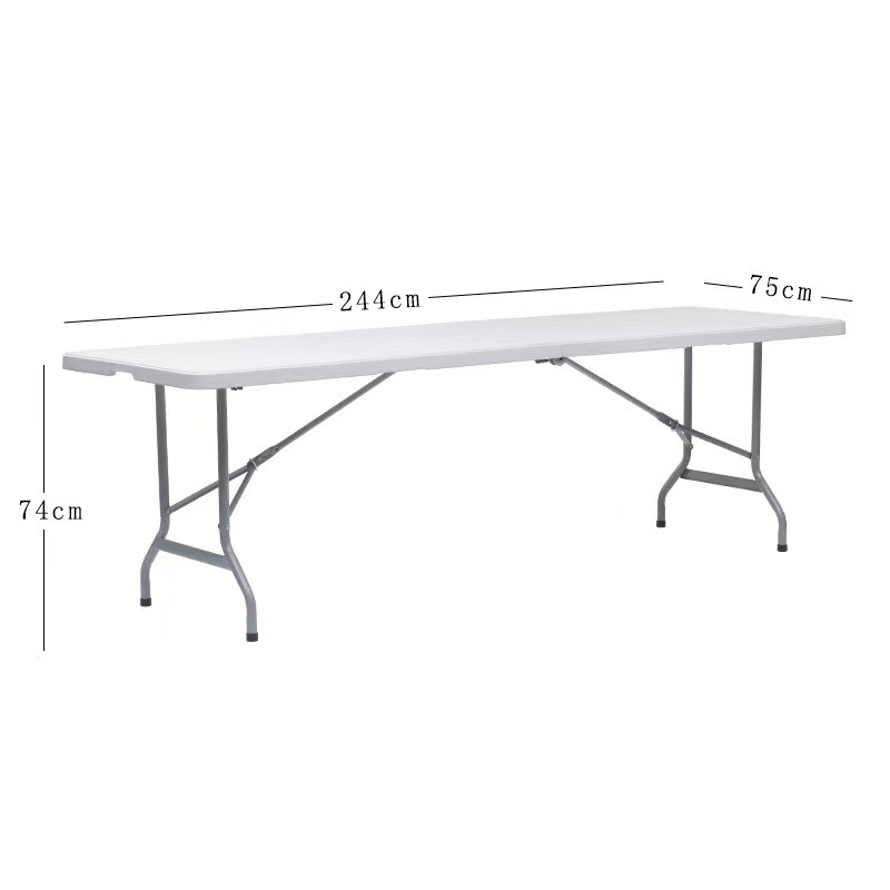 Outdoor Furniture Folding Table HDPE Plastic