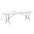 Outdoor Furniture Folding Table HDPE Plastic