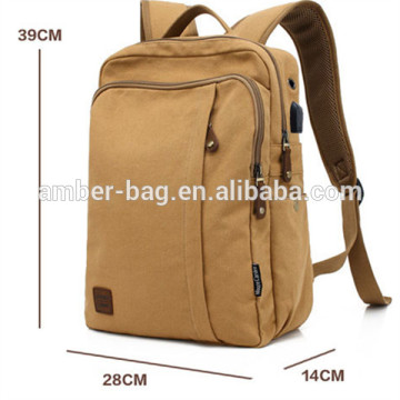 Backpack Type and Canvas Material teenage school bags