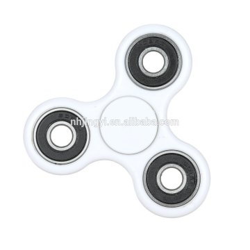 Ultra Fast Bearings Finger Toy Gift ADD ADHD Anxiety and Autism Adult Children White cheap fidget spinner with high quality