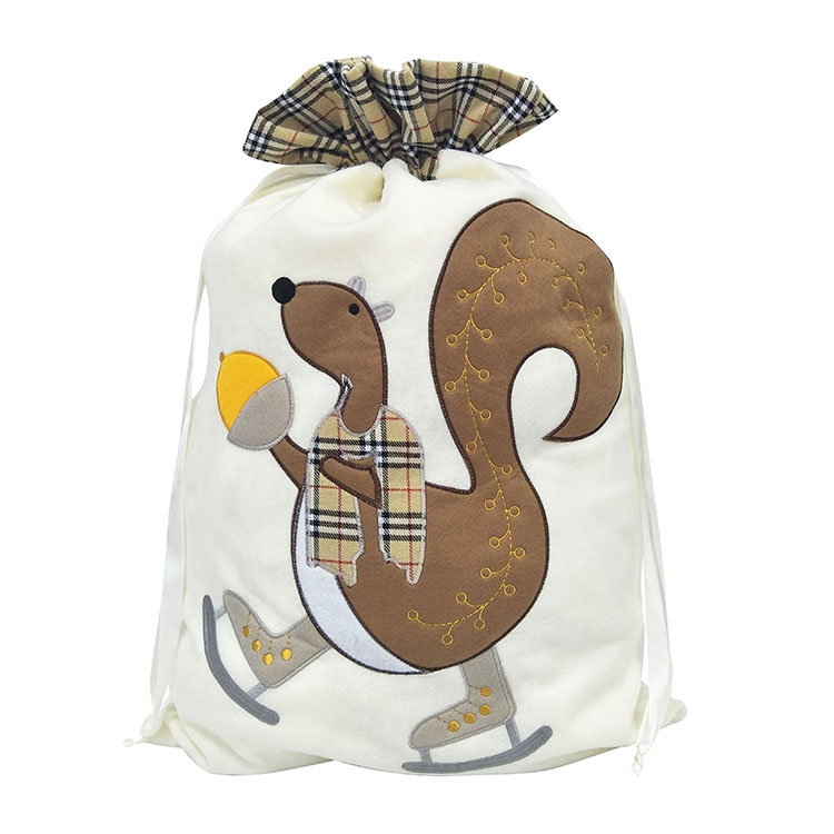 Cute Squirrel Christmas Sack