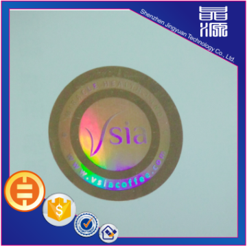 Label Keselamatan 3D Holographic Waterproof