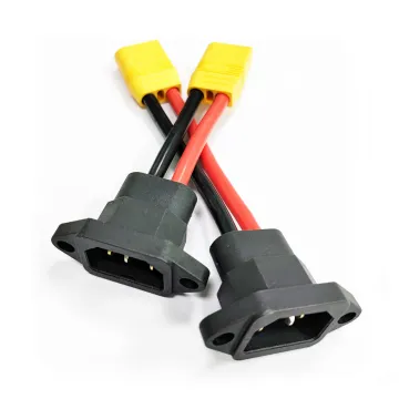 XT90 connector and C14 plug for battery charging