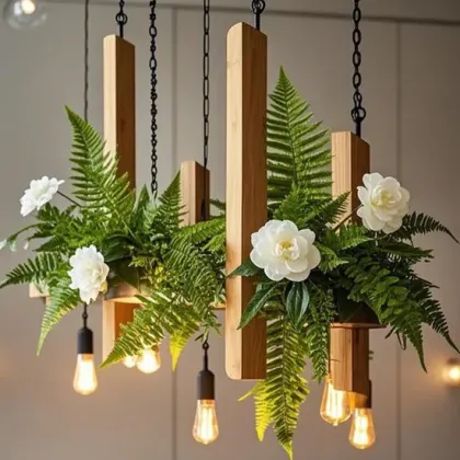 Elegant Large LED Chandelier for Restaurant Decor