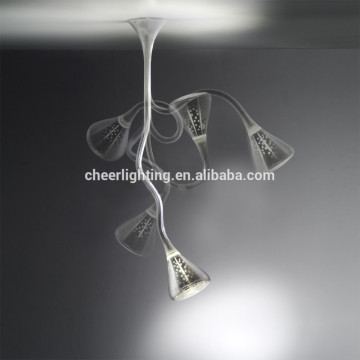 Modern Classic Designer Soft Pipe adjustable direct or indirect diffused suspension
