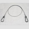 Sling de acero inoxidable con dedal y clip