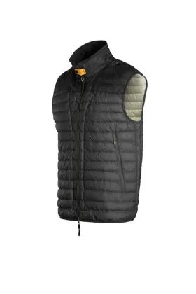 Leisure Black Warning Bomber Puffer Down Vest