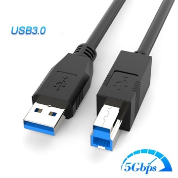 Cordon de câble imprimante USB Type A-Male à B-Male