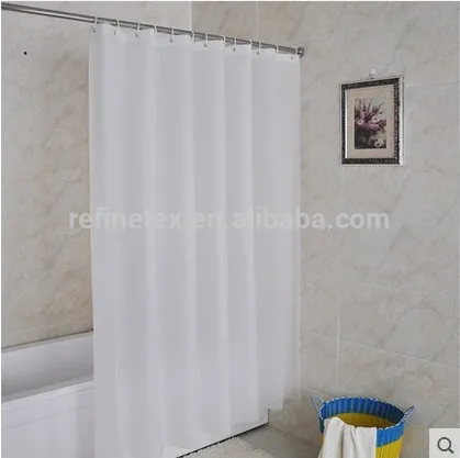 Bathroom curtain/hotel washroom curtains/shower curtain wholesale
