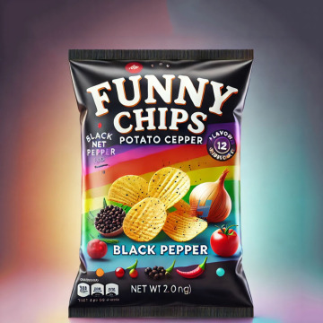 Printed Aluminum Foil Potato Chips Pouch Bags