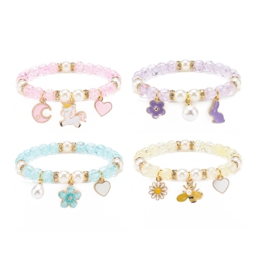 Shop Pandahall's Exclusive Collection: Alloy Enamel Charms, Acrylic Imitate Pearls, and Stretch Bracelets