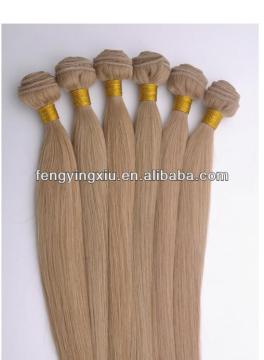 Silky straight mixed color remy hair weft