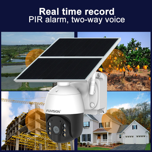CCTV con fotocamera del pannello solare esterno